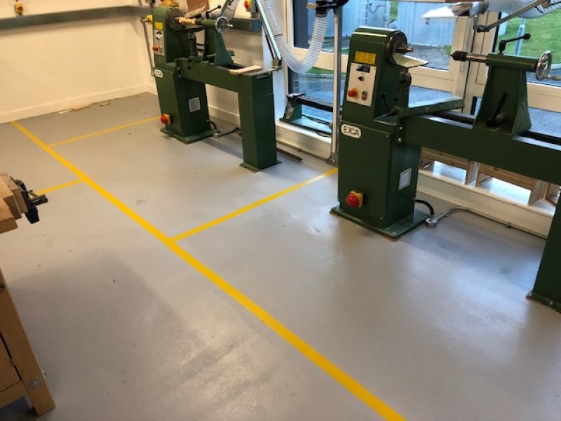 Factory Floor Line Marking
